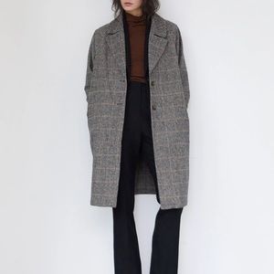 Oak + Fort HOUNDSTOOTH COAT